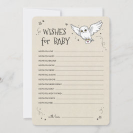 Harry Potter - Hedwig | Wensen voor de baby Kaart