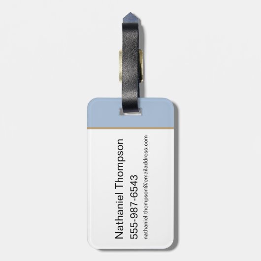 HARRY POTTER™, Hermelien & Ron Fly Over Zweinstein Bagagelabel (Achterkant verticaal)