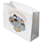 HARRY POTTER™, Hermelien & Ron Fly Over Zweinstein Groot Cadeauzakje (Achterkant Gekanteld)
