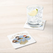 HARRY POTTER™, Hermelien & Ron Fly Over Zweinstein Kartonnen Onderzetters (Insitu)