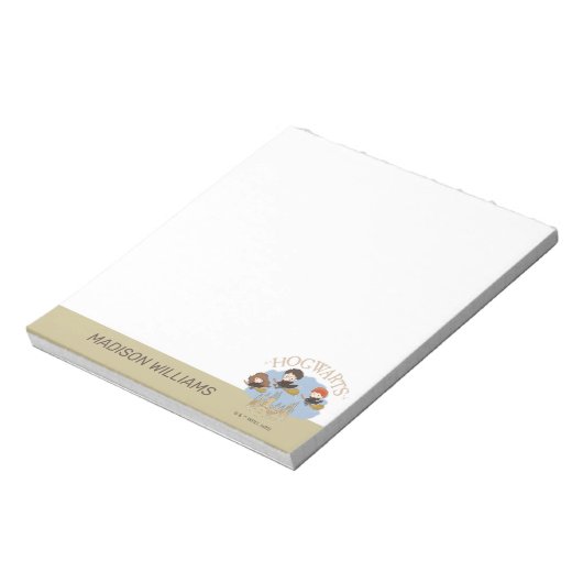 HARRY POTTER™, Hermelien & Ron Fly Over Zweinstein Notitieblok (Linkerzijde)