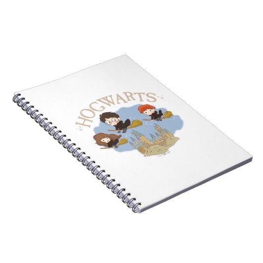 HARRY POTTER™, Hermelien & Ron Fly Over Zweinstein Notitieboek (Rechterzijde)