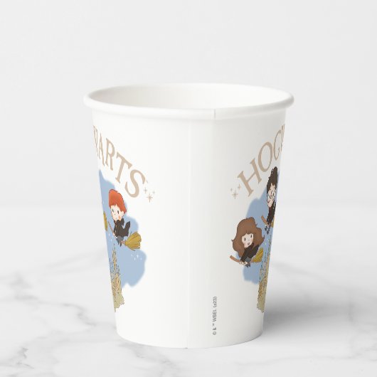 HARRY POTTER™, Hermelien & Ron Fly Over Zweinstein Papieren Bekers (Rechts)