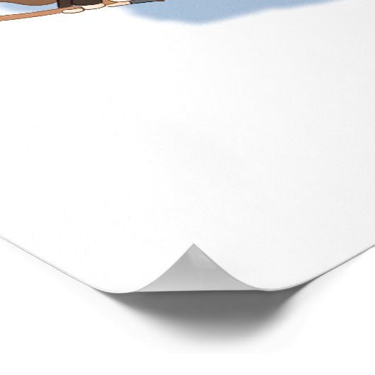 HARRY POTTER™, Hermelien & Ron Fly Over Zweinstein Poster (Hoek)