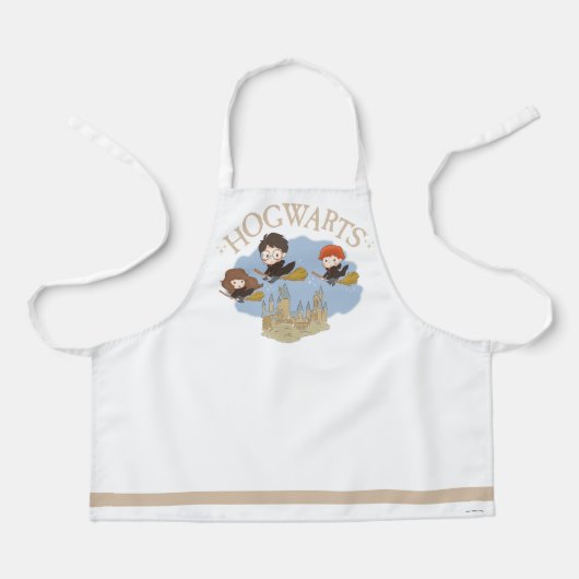 HARRY POTTER™, Hermelien & Ron Fly Over Zweinstein Schort (Voorkant)