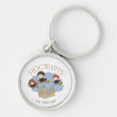 HARRY POTTER™, Hermelien & Ron Fly Over Zweinstein Sleutelhanger (Voorkant)