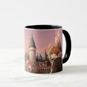 HARRY POTTER™ Hermelien & Ron HOGWARTS™ Anime Scen Mok (Voorkant rechts)