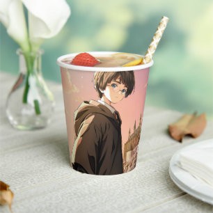 HARRY POTTER™ Hermelien & Ron HOGWARTS™ Anime Scen Papieren Bekers