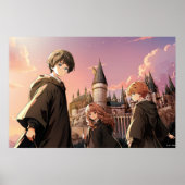 HARRY POTTER™ Hermelien & Ron HOGWARTS™ Anime Scen Poster (Voorkant)