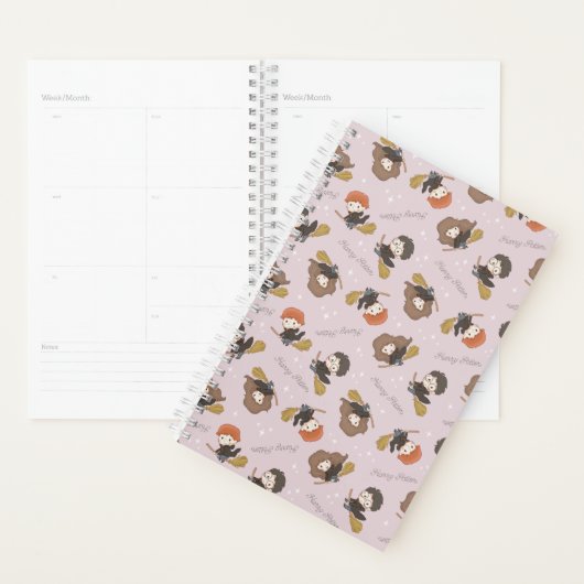 HARRY POTTER™, Hermelien, & Ron Vliegend Patroon Planner (Display)