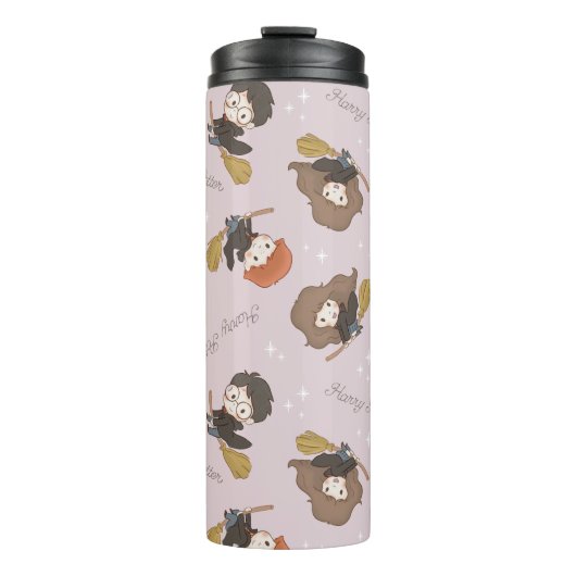 HARRY POTTER™, Hermelien, & Ron Vliegend Patroon Thermosbeker (Voorkant)