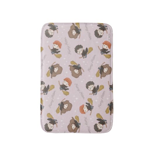 HARRY POTTER™, Hermelien & Ron Vliegpatroon Badmat (Voorkant Verticaal)