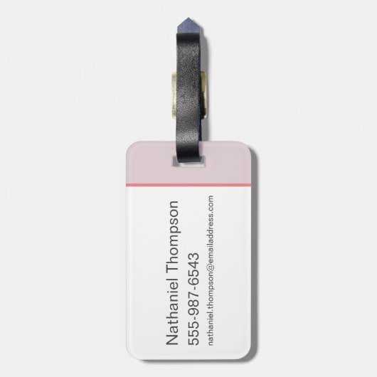 HARRY POTTER™, Hermelien & Ron Vliegpatroon Bagagelabel (Achterkant verticaal)