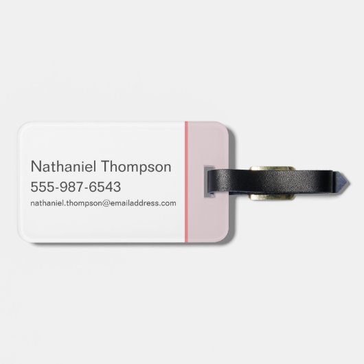 HARRY POTTER™, Hermelien & Ron Vliegpatroon Bagagelabel (Achterkant horizontaal)