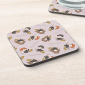 HARRY POTTER™, Hermelien & Ron Vliegpatroon Bier Onderzetter (Linkerzijde)