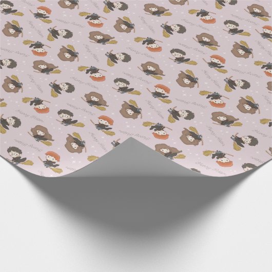 HARRY POTTER™, Hermelien & Ron Vliegpatroon Cadeaupapier (Hoek)