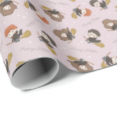 HARRY POTTER™, Hermelien & Ron Vliegpatroon Cadeaupapier (Rol Hoek)