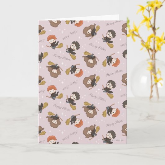 HARRY POTTER™, Hermelien & Ron Vliegpatroon Kaart (Gele Bloem)