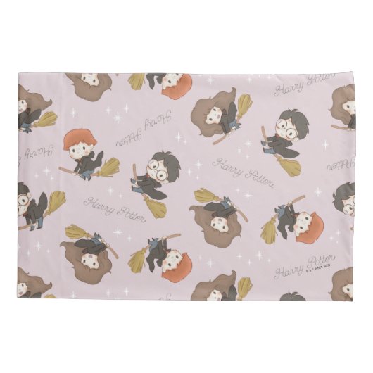 HARRY POTTER™, Hermelien & Ron Vliegpatroon Kussensloop (Achterkant)