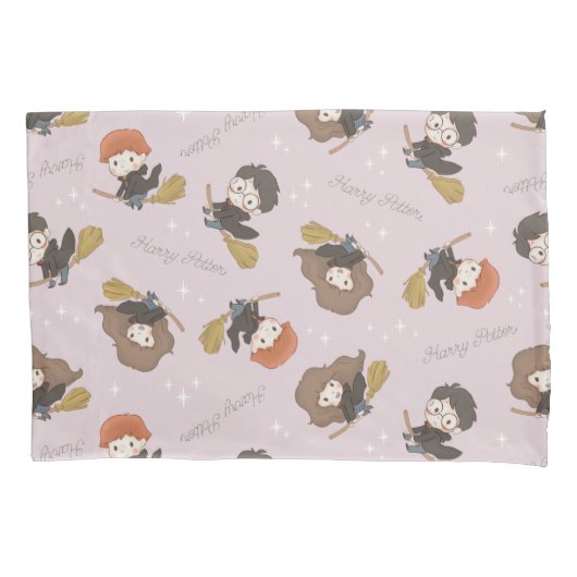 HARRY POTTER™, Hermelien & Ron Vliegpatroon Kussensloop (Voorkant)