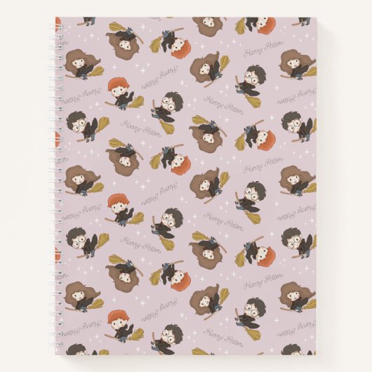 HARRY POTTER™, Hermelien & Ron Vliegpatroon Notitieboek (Voorkant)