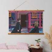 HARRY POTTER™ & Hermione bij Eeylops Owl Emporium Hangend Wandkleed (Slaapkamer)
