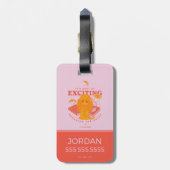 HARRY POTTER™ | Hermione Granger Het is spannend Bagagelabel (Achterkant verticaal)