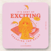 HARRY POTTER™ | Hermione Granger Het is spannend Bier Onderzetter (Voorkant)