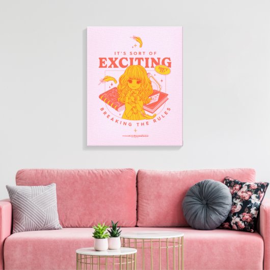 HARRY POTTER™ | Hermione Granger Het is spannend Canvas Afdruk (Insitu (Woonkamer))