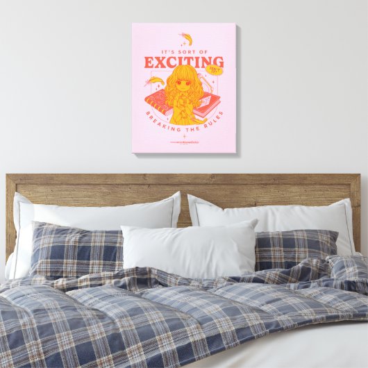 HARRY POTTER™ | Hermione Granger Het is spannend Canvas Afdruk (Insitu (Slaapkamer))
