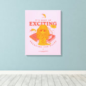 HARRY POTTER™ | Hermione Granger Het is spannend Canvas Afdruk (Insitu (Houten vloer))