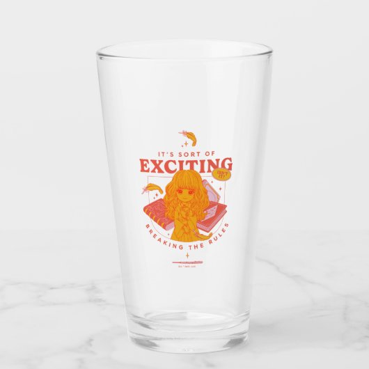 HARRY POTTER™ | Hermione Granger Het is spannend Glas (Voorkant)