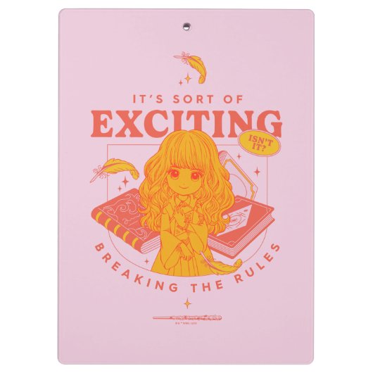 HARRY POTTER™ | Hermione Granger Het is spannend Klembord (Achterkant)