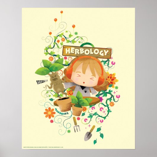 Harry Potter | Hermione Herbology Class Graphic Poster (Voorkant)