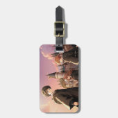 HARRY POTTER™ Hermione & Ron HOGWARTS™ Anime Scene Bagagelabel (Voorkant verticaal)