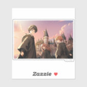 HARRY POTTER™ Hermione & Ron HOGWARTS™ Anime Scène Sticker (Vel)