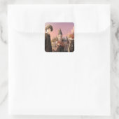 HARRY POTTER™ Hermione & Ron HOGWARTS™ Anime Scene Vierkante Sticker (Tas)