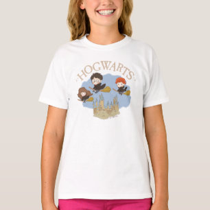HARRY POTTER™, Hermione, & Ron vliegen over HOGWAR T-shirt