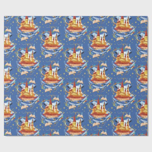 Harry Potter | Het charmante kasteel van HOGWARTS™ Cadeaupapier (Vlak)