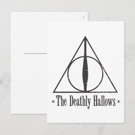 Harry Potter| Het dodelijke galm Briefkaart (Voorkant / Achterkant)