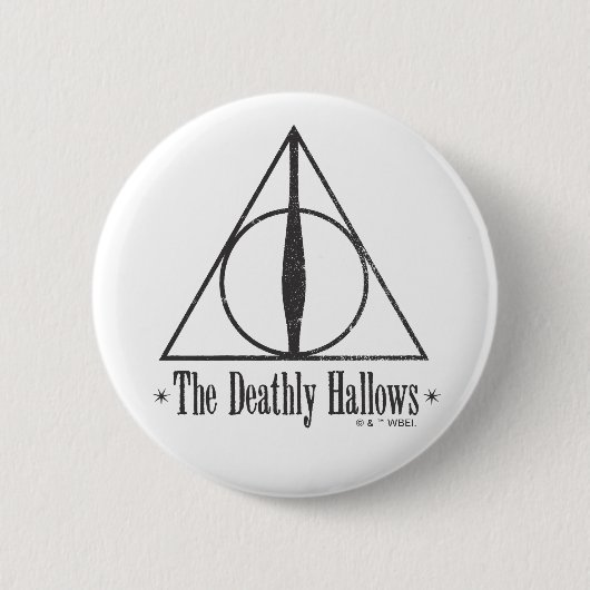 Harry Potter | Het dodelijke galm Ronde Button 5,7 Cm (Voorkant)