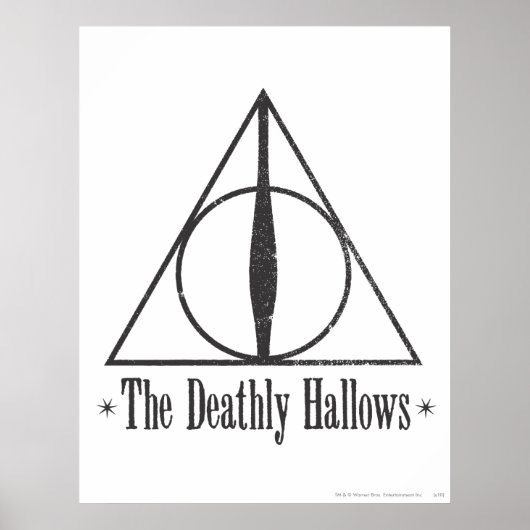 Harry Potter | Het Symbool van de Relieken van de Poster (Voorkant)