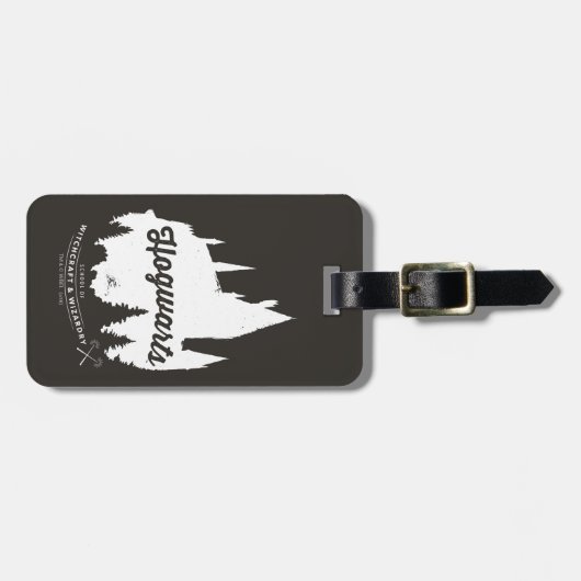 Harry Potter| HGWARTS™ Castle Typography Bagagelabel (Voorkant horizontaal)