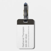 Harry Potter| HGWARTS™ Castle Typography Bagagelabel (Achterkant verticaal)