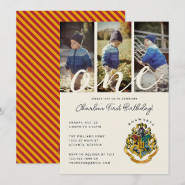 Harry Potter | Hogwarts 1e verjaardagsfoto Kaart