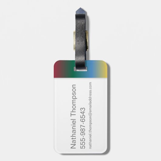 Harry Potter| HOGWARTS™ Alumni Bagagelabel (Achterkant verticaal)