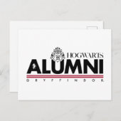 Harry Potter| HOGWARTS™ Alumni GRYFFINDOR™ Briefkaart (Voorkant / Achterkant)