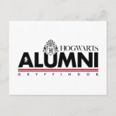 Harry Potter| HOGWARTS™ Alumni GRYFFINDOR™ Briefkaart (Voorkant)