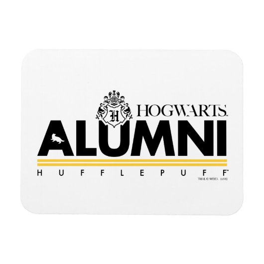 Harry Potter | HOGWARTS™ Alumni HUFFLEPUFF™ Magneet (Horizontaal)