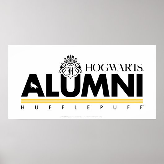 Harry Potter | HOGWARTS™ Alumni HUFFLEPUFF™ Poster (Voorkant)